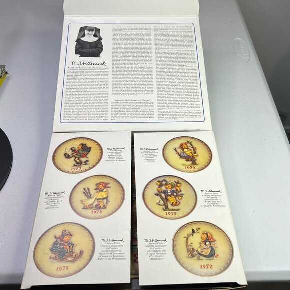 M.J. Hummel 1984 Annual Collectible Plate "Little Helper" 14th Edition Goebel Ge - Picture 7 of 7